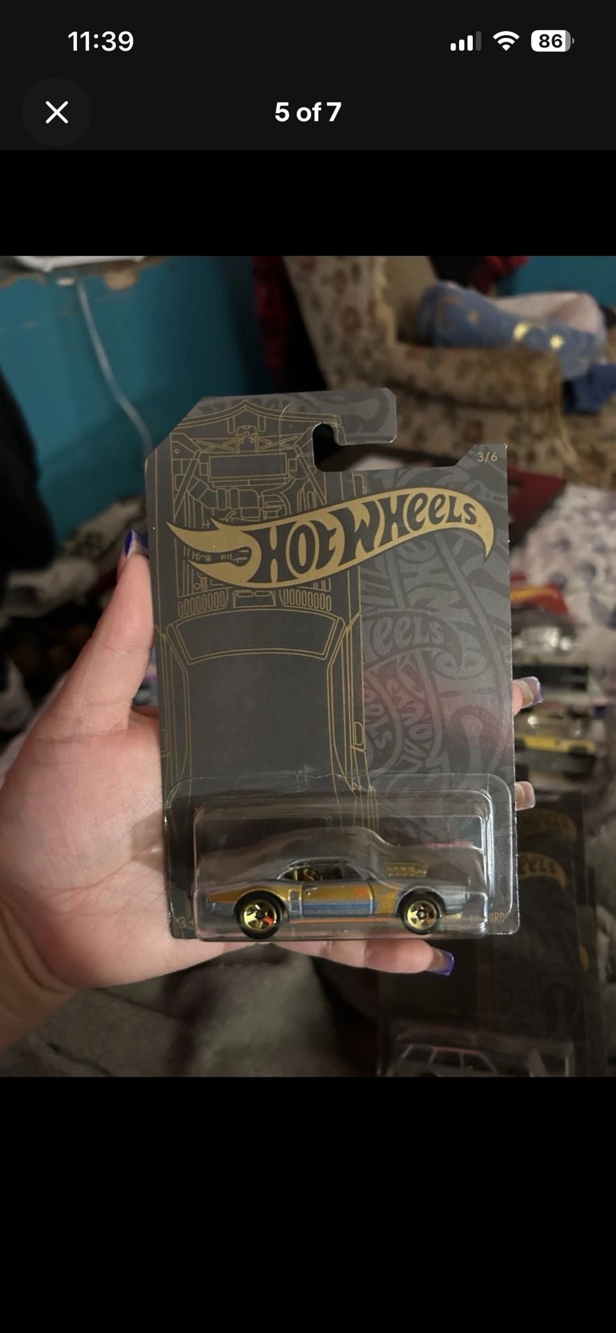 Hot Wheels Satin & Chrome Series 51st Anniversary Set of 6 5
