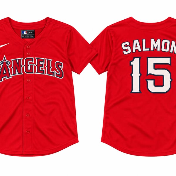 Angels Salmon 15 Youth XL Jersey