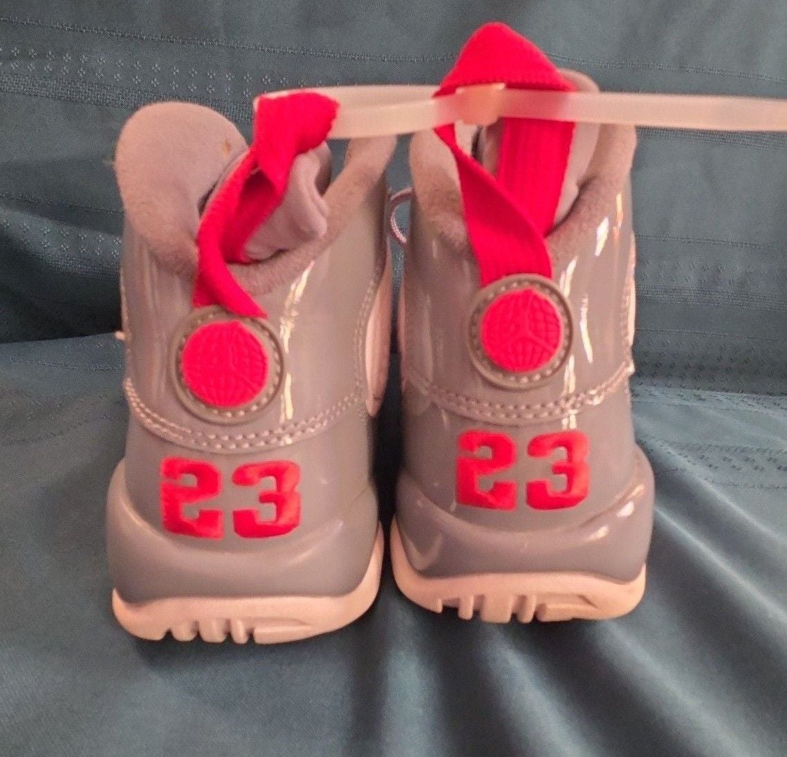 Nike Air Jordan 9 Retro Size 5Y Fire Red White Gray 2