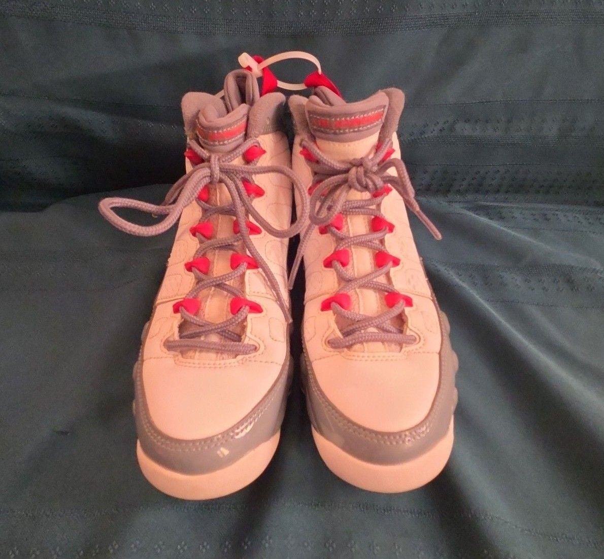 Nike Air Jordan 9 Retro Size 5Y Fire Red White Gray 4