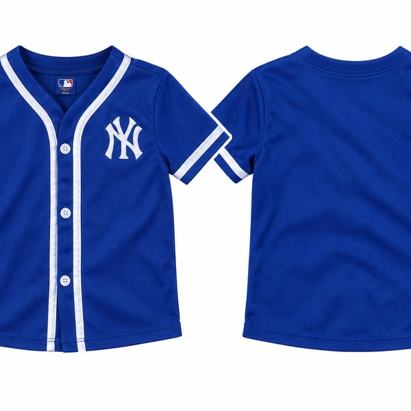 MLB New York Yankees Youth Baseball Jersey Blue