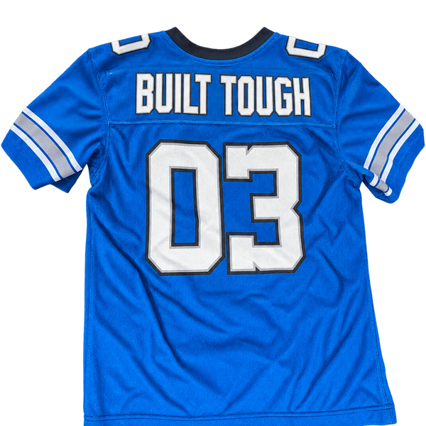 Ford Built Tough 03 Football Jersey Blue M 38/40