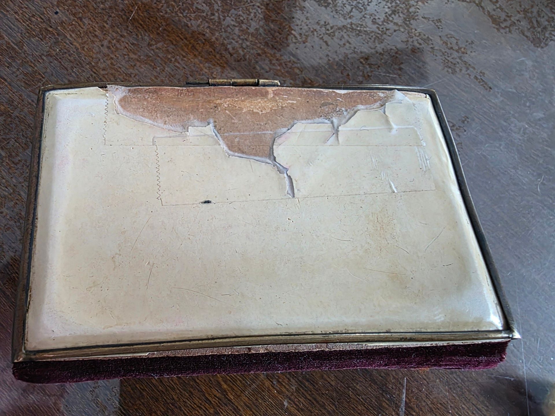 Antique Hungarian Catholic Prayer Book Udvozlegy Maria Velvet Metal Clasp 3