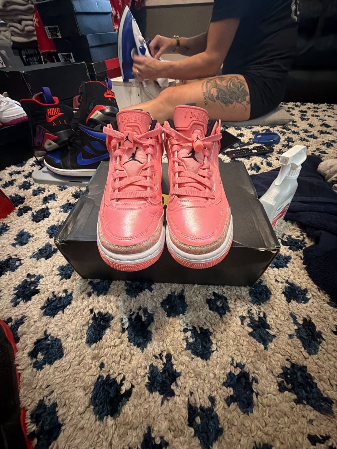 Jordan Spizike Low Size 7Y pink gaze/ pink gaze-white vision rose 2