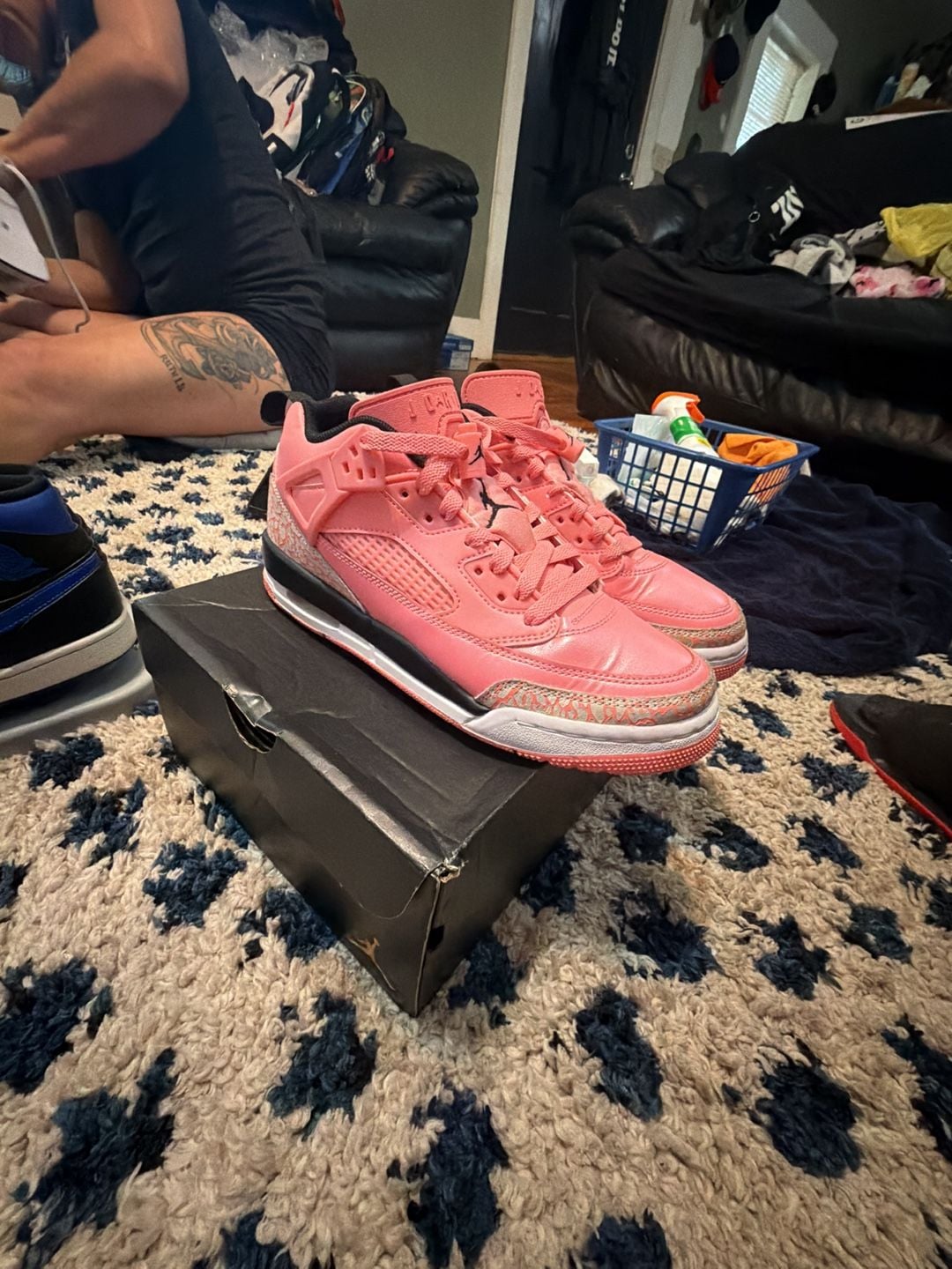 Jordan Spizike Low Size 7Y pink gaze/ pink gaze-white vision rose 3