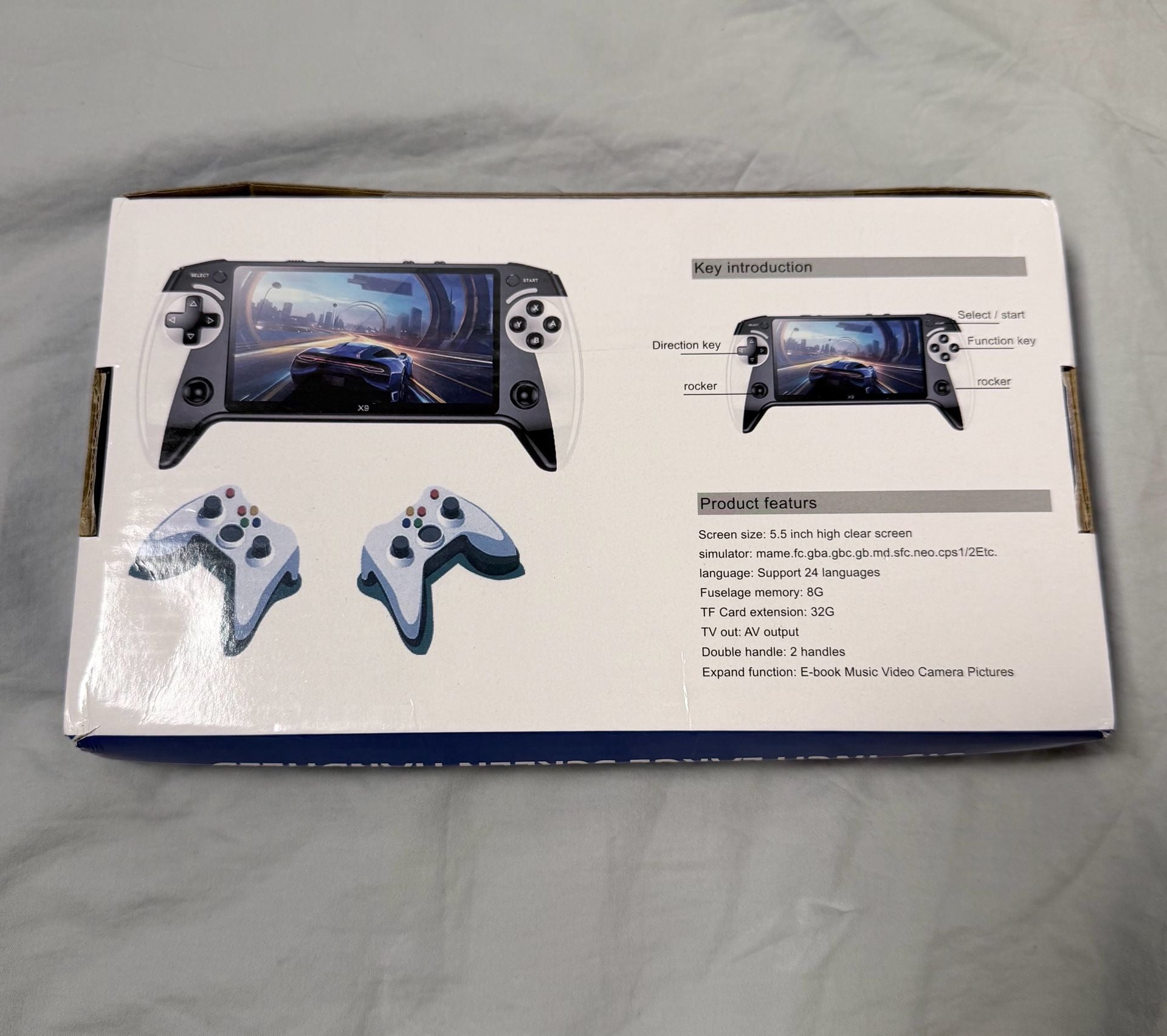 Black Hawk X9 5.5-Inch Handheld Game Console 2