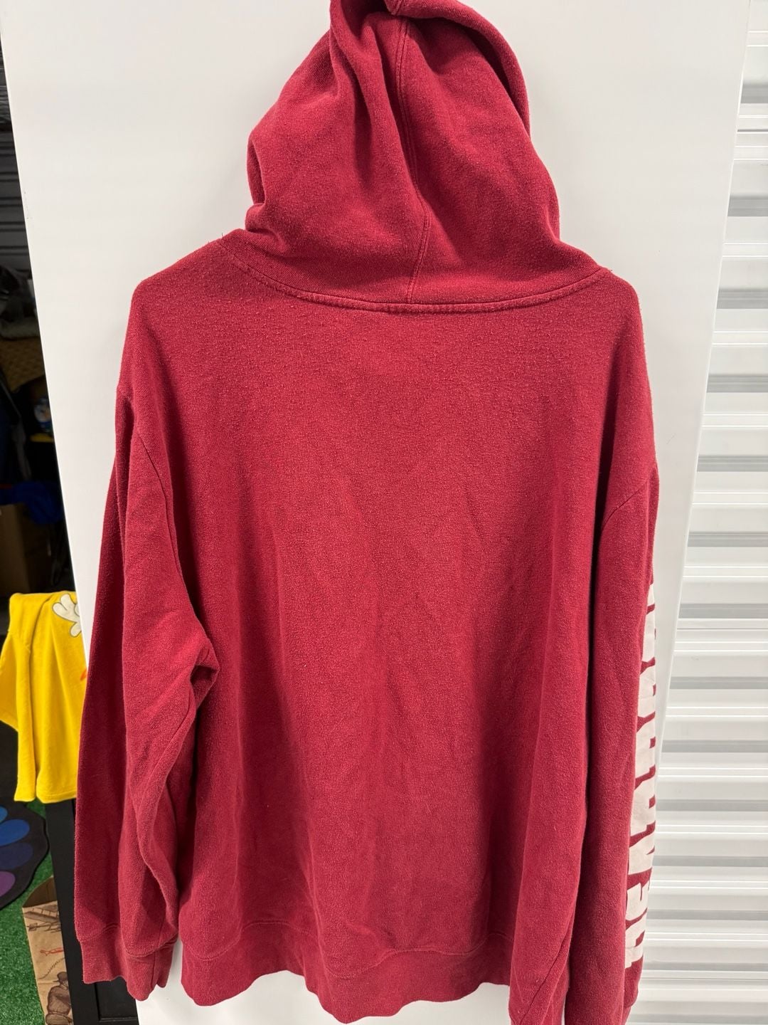 Marvel Deadpool Graphic Pullover Hoodie XXL Red Cotton Blend 6