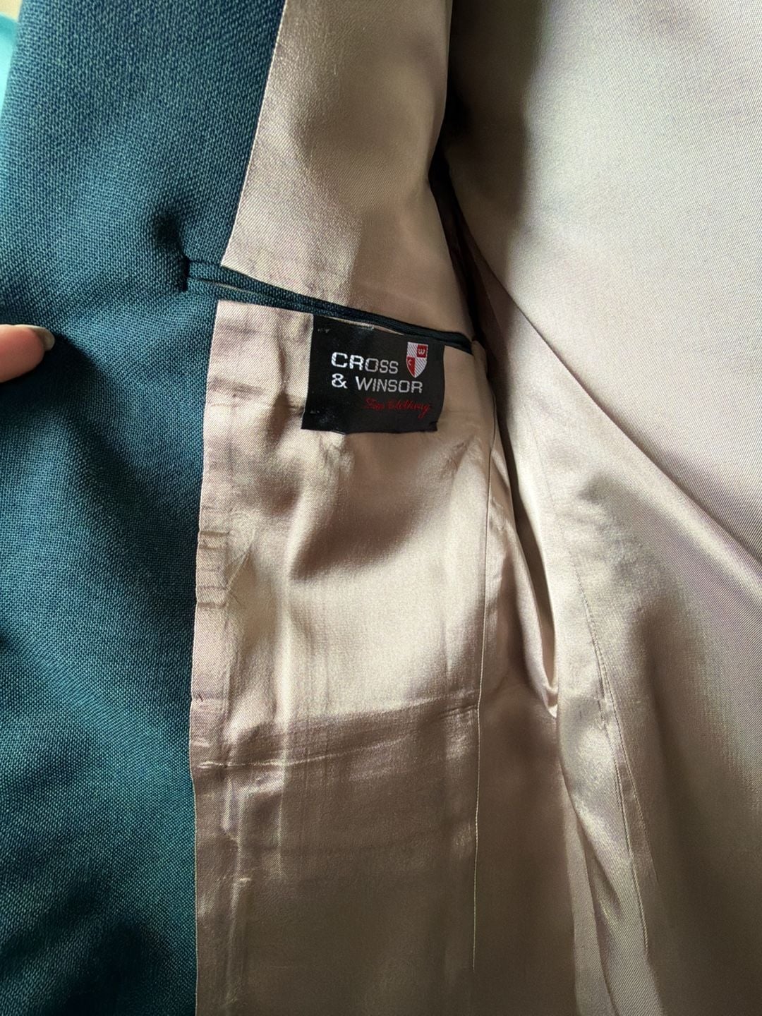 Vintage Green Gold Button Sport Coat Blazer Made in USA 8