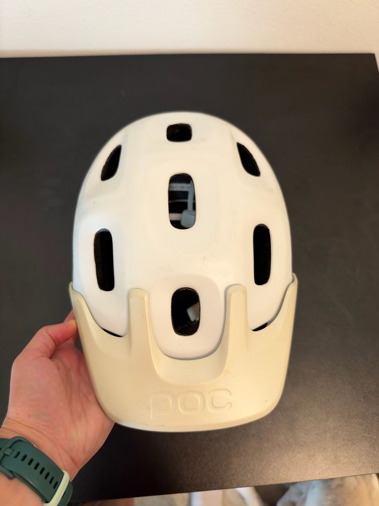 POC Trabec Bike Helmet Size XL/XXL White Mountain Cycling 1