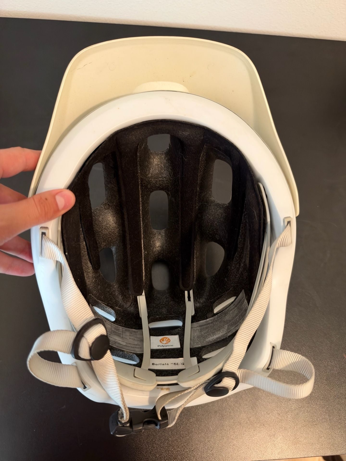 POC Trabec Bike Helmet Size XL/XXL White Mountain Cycling 3