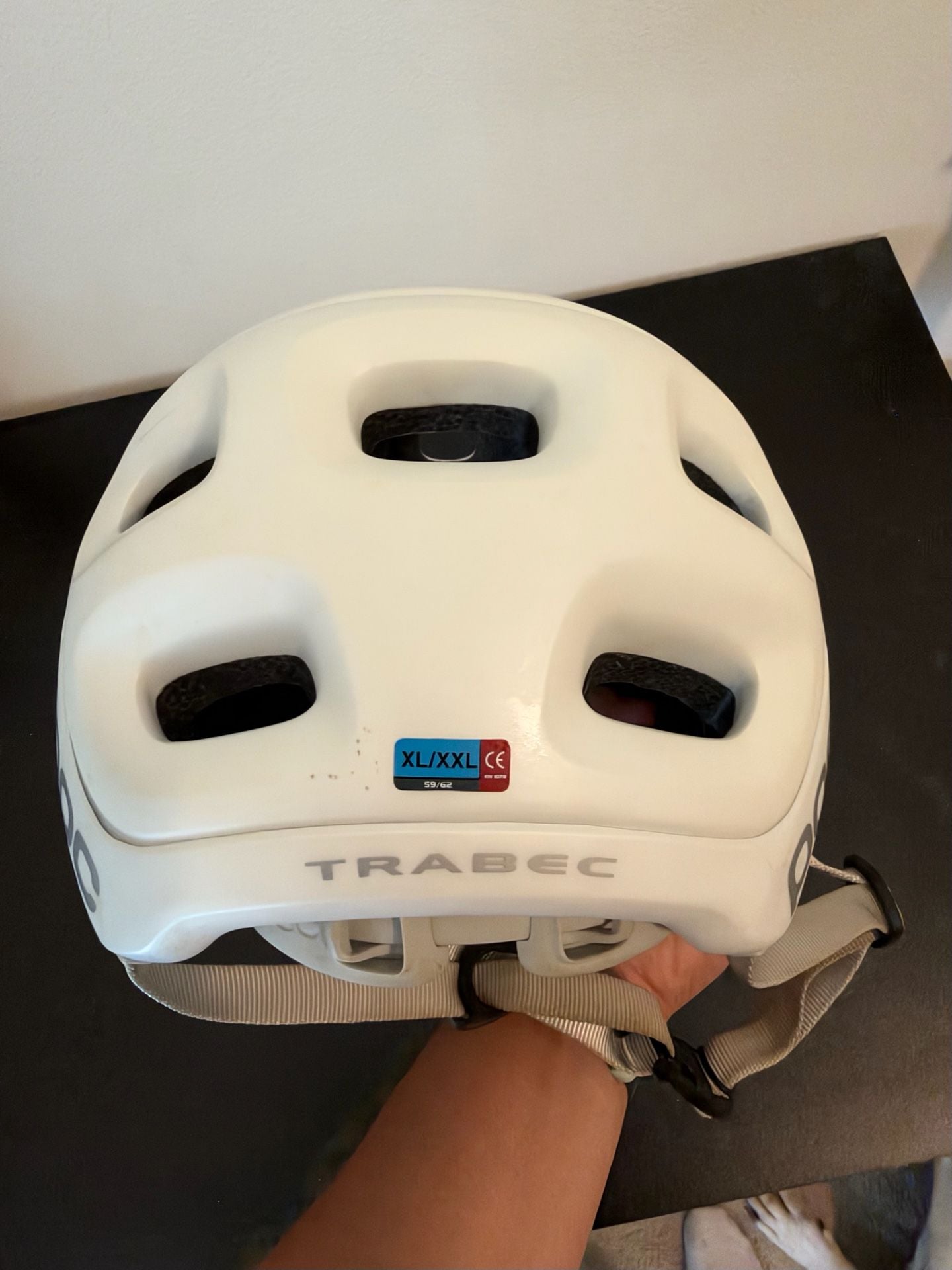 POC Trabec Bike Helmet Size XL/XXL White Mountain Cycling 5