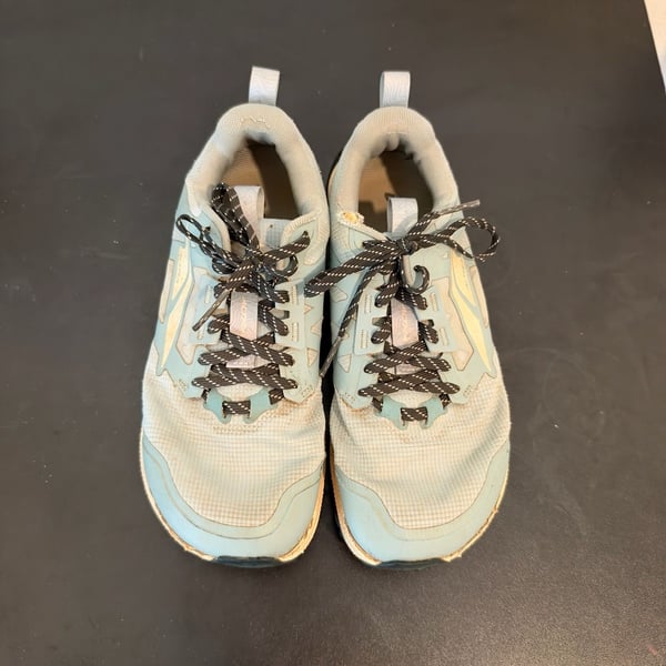 Altra Lone Peak 7 Size 8.5 Light Blue Trail Running Shoes