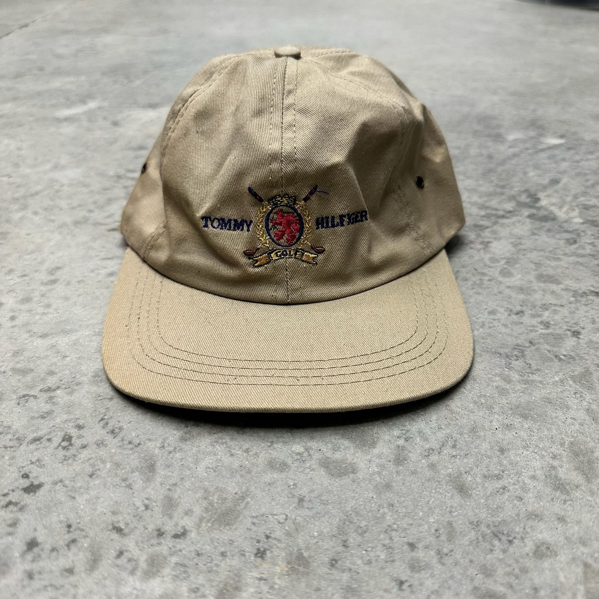 Vintage Tan Tommy Hilfiger Lexus Golf Hat 2