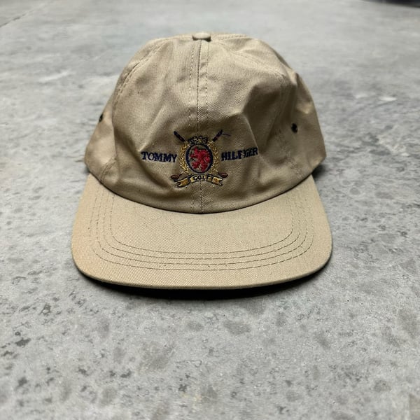 Vintage Tan Tommy Hilfiger Lexus Golf Hat