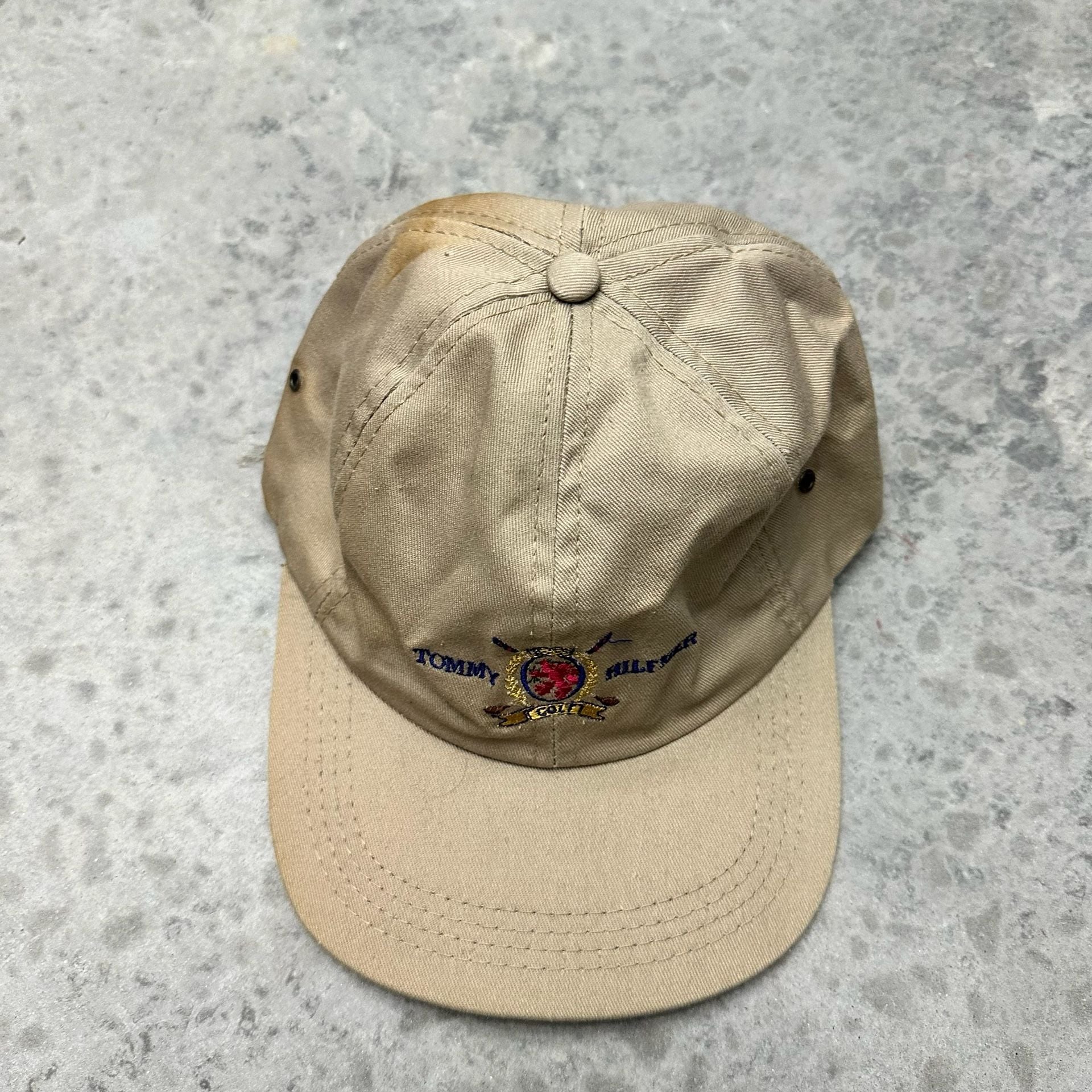 Vintage Tan Tommy Hilfiger Lexus Golf Hat 3