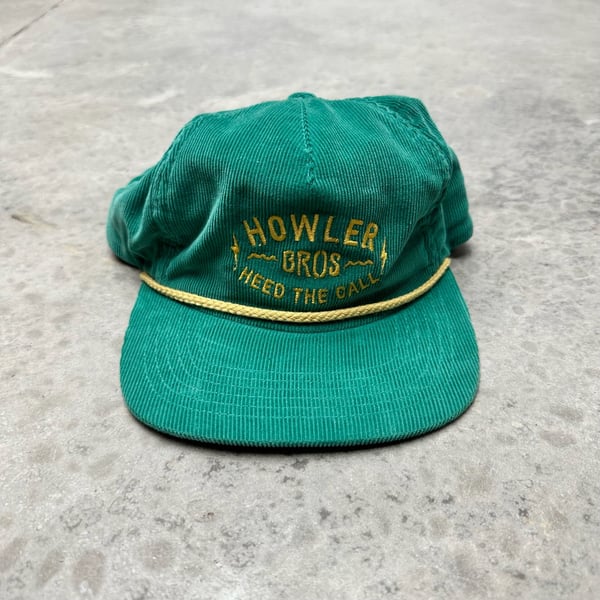Howler Brothers Turquoise Corduroy Rope Snapback
