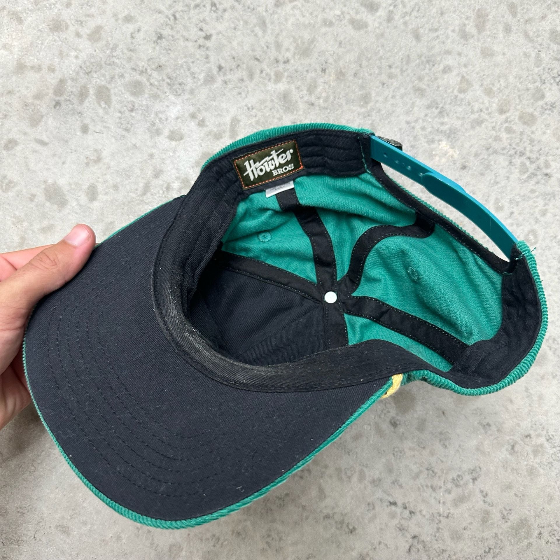 Howler Brothers Turquoise Corduroy Rope Snapback 5