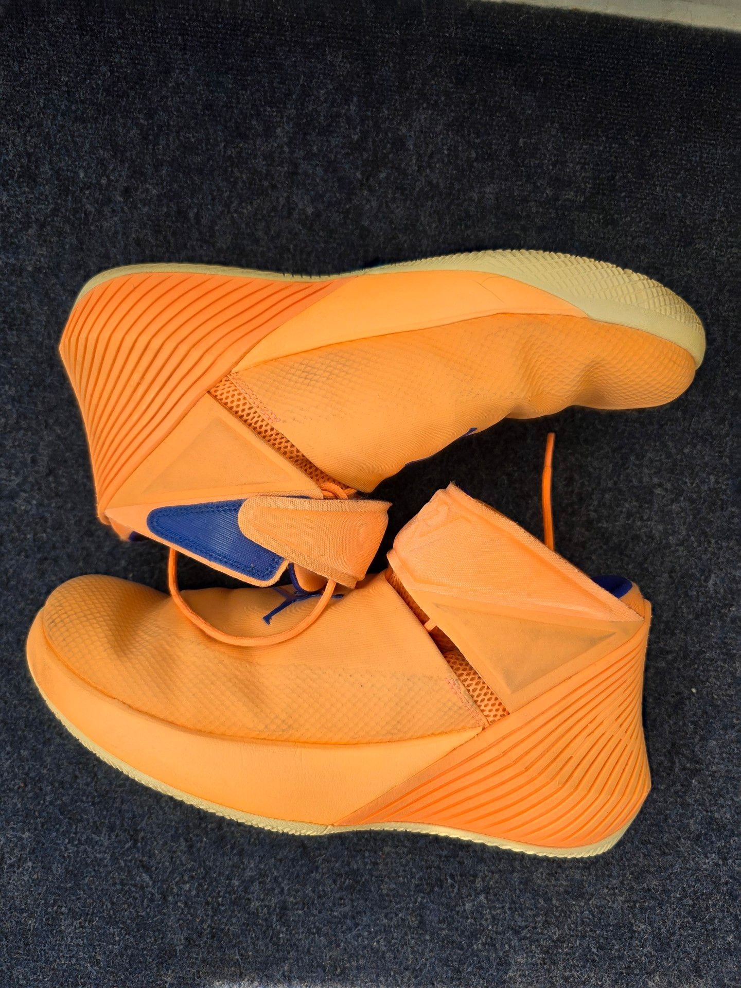 Jordan Super.Fly MVP PF Orange Blue Basketball Shoes 2