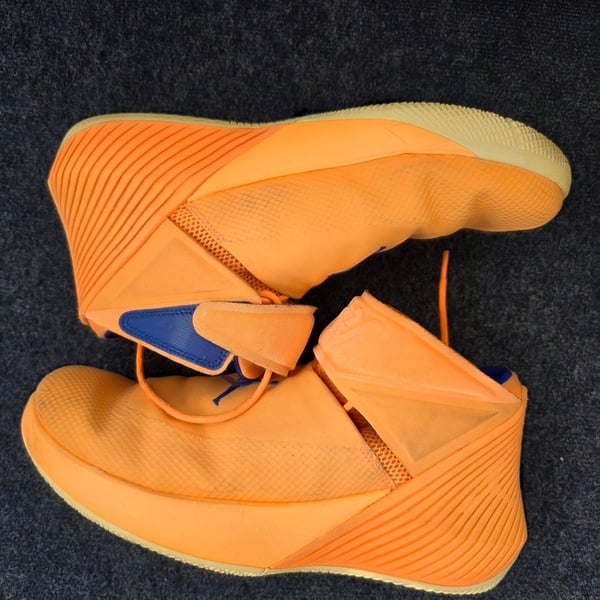 Jordan Super.Fly MVP PF Orange Blue Basketball Shoes