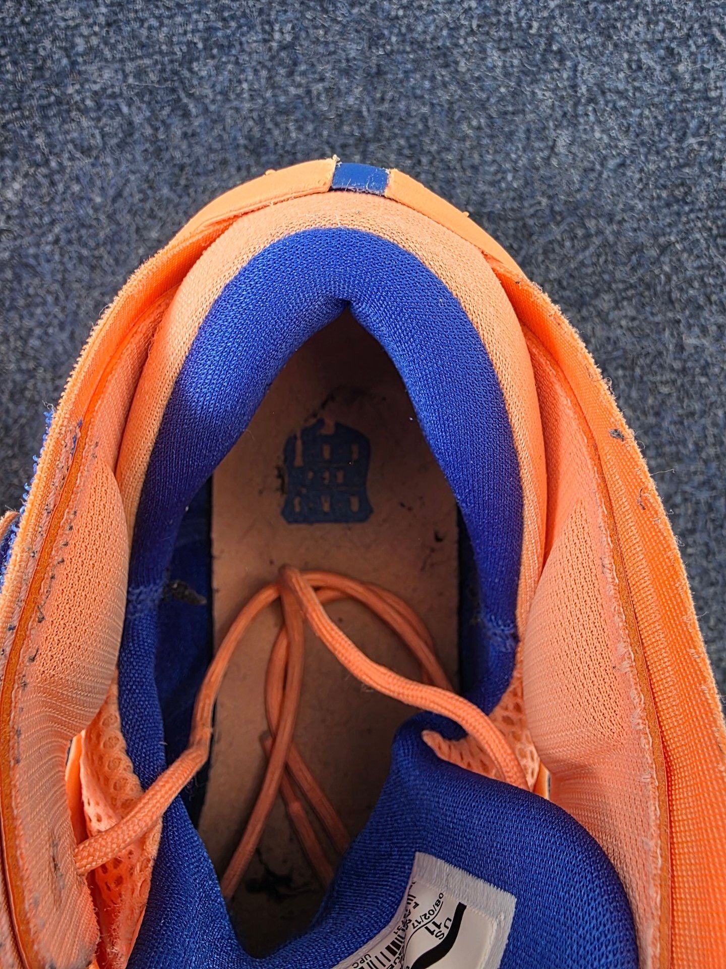 Jordan Super.Fly MVP PF Orange Blue Basketball Shoes 6