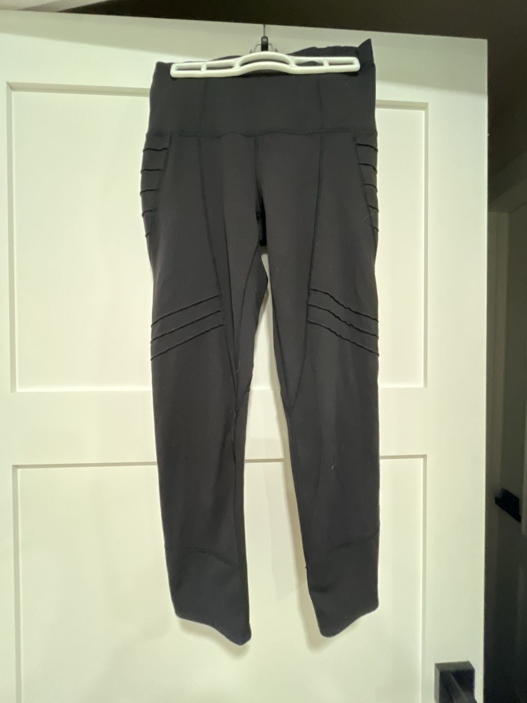 Oiselle Leggings Black Pocket Moto Athletic Pants 2