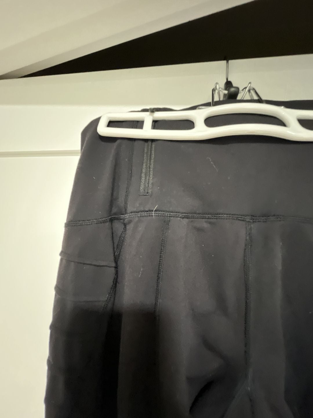 Oiselle Leggings Black Pocket Moto Athletic Pants 7