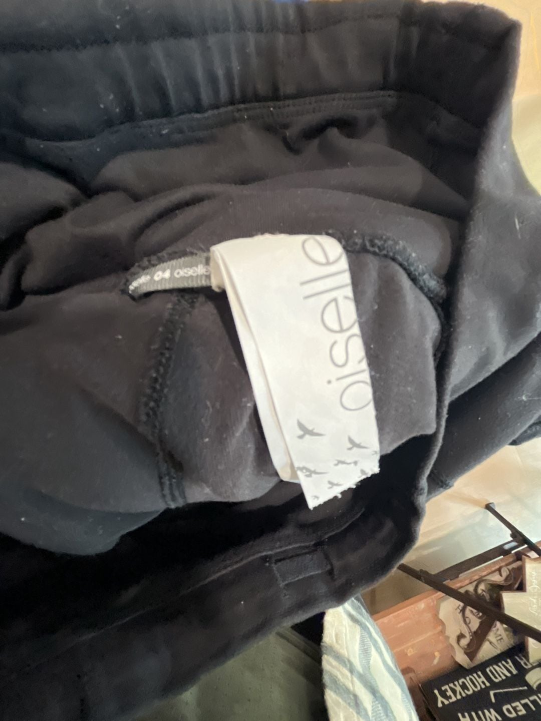 Oiselle Leggings Black Pocket Moto Athletic Pants 8