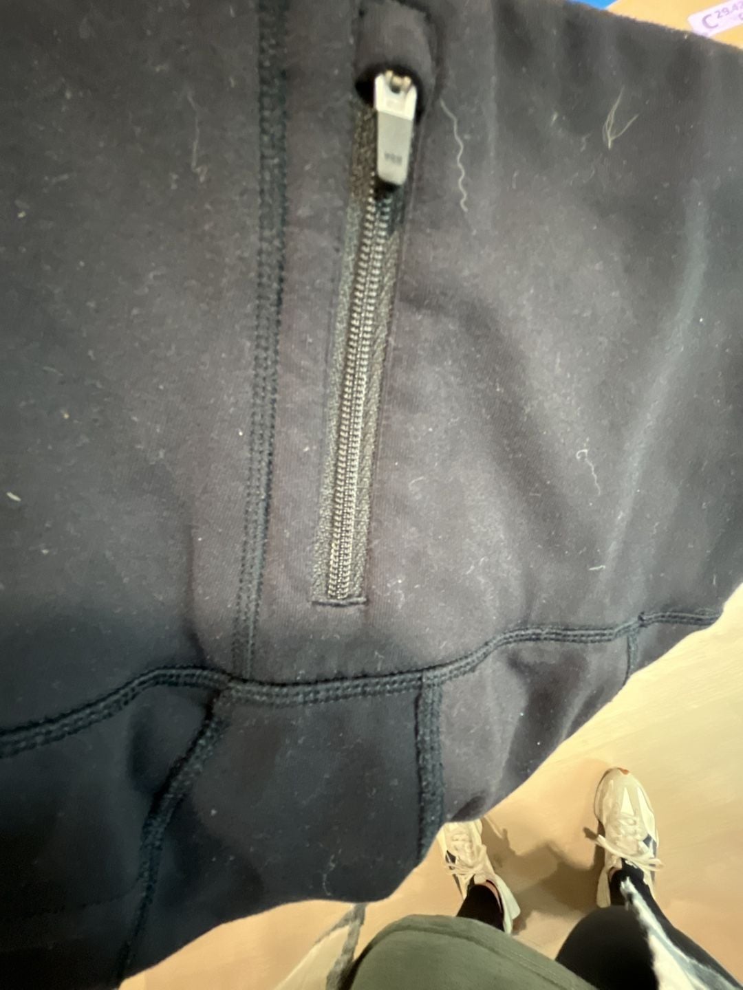 Oiselle Leggings Black Pocket Moto Athletic Pants 11