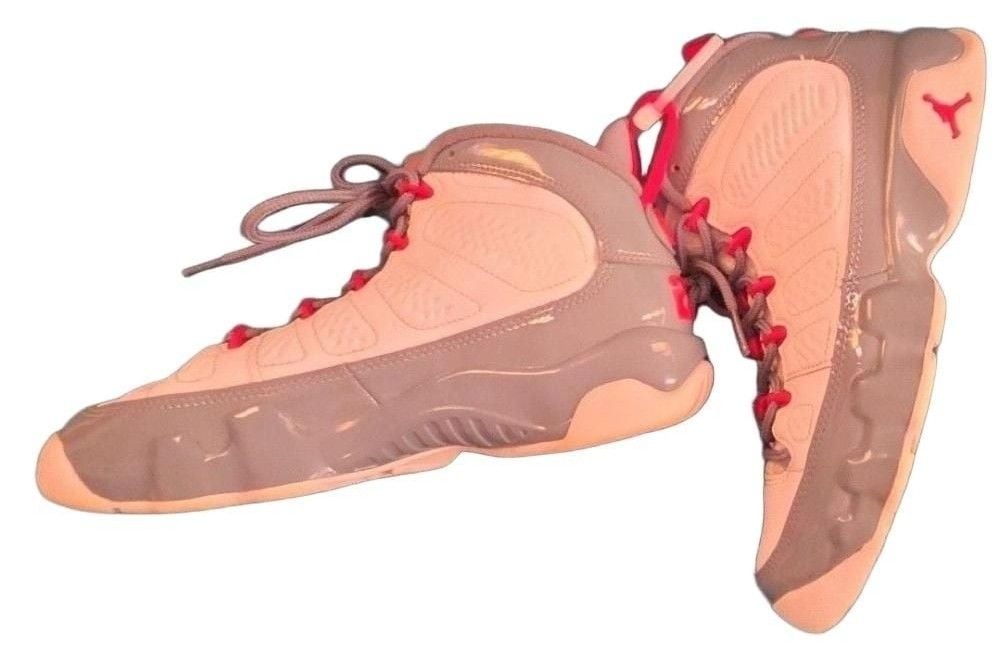 Nike Air Jordan 9 Retro Size 5Y Fire Red White Gray 3