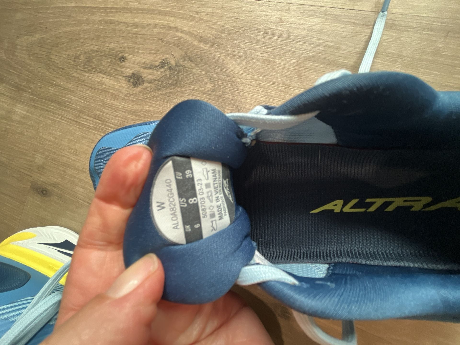 Altra Paradigm 7 Size 8 Blue Running Shoes 7