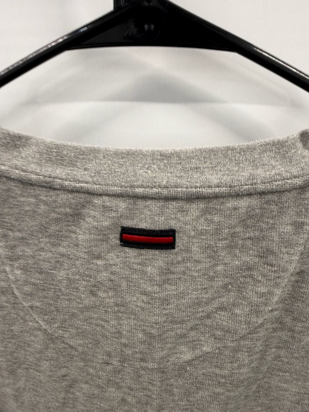 FUBU Henley Long Sleeve Shirt M Gray Cotton blend 6