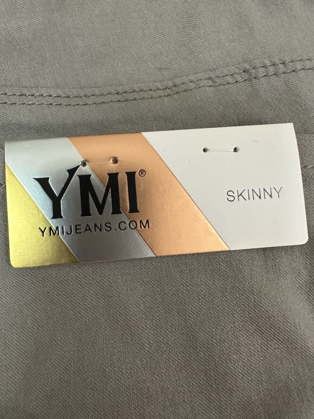 YMI Skinny Pants Size 3X Boulder Stone 4