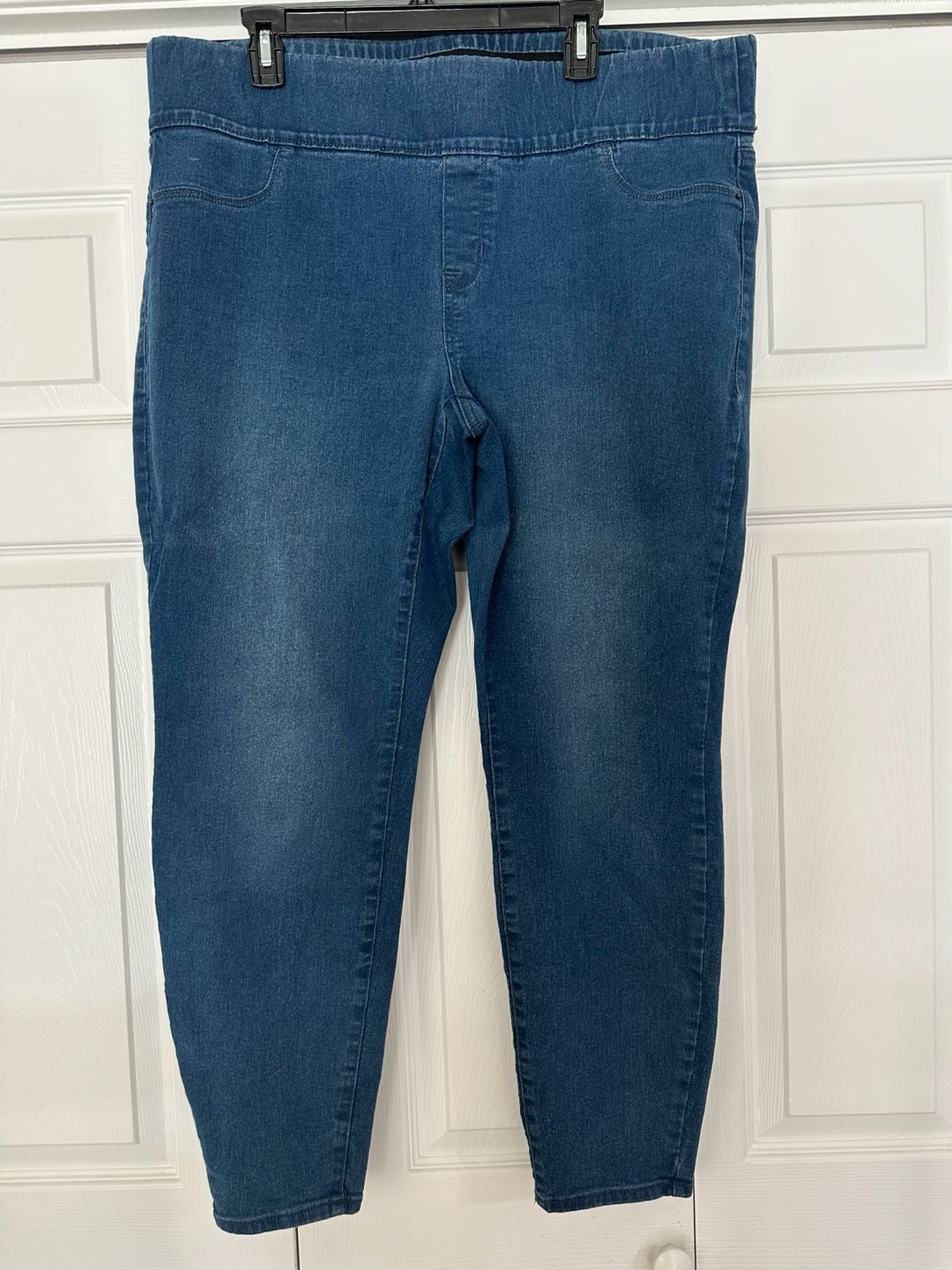 Old Navy Super Skinny Mid-Rise Size 20 Plus Denim Jeans Jeggings 2