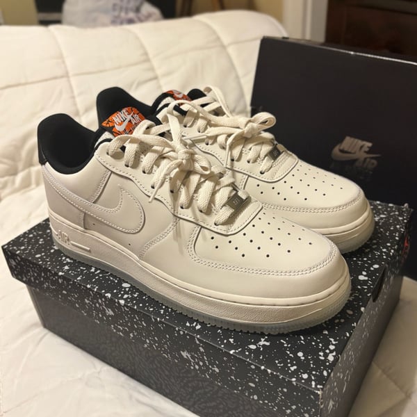 Nike Air Force 1 Low '07 NBA Phantom Size 9.5 White