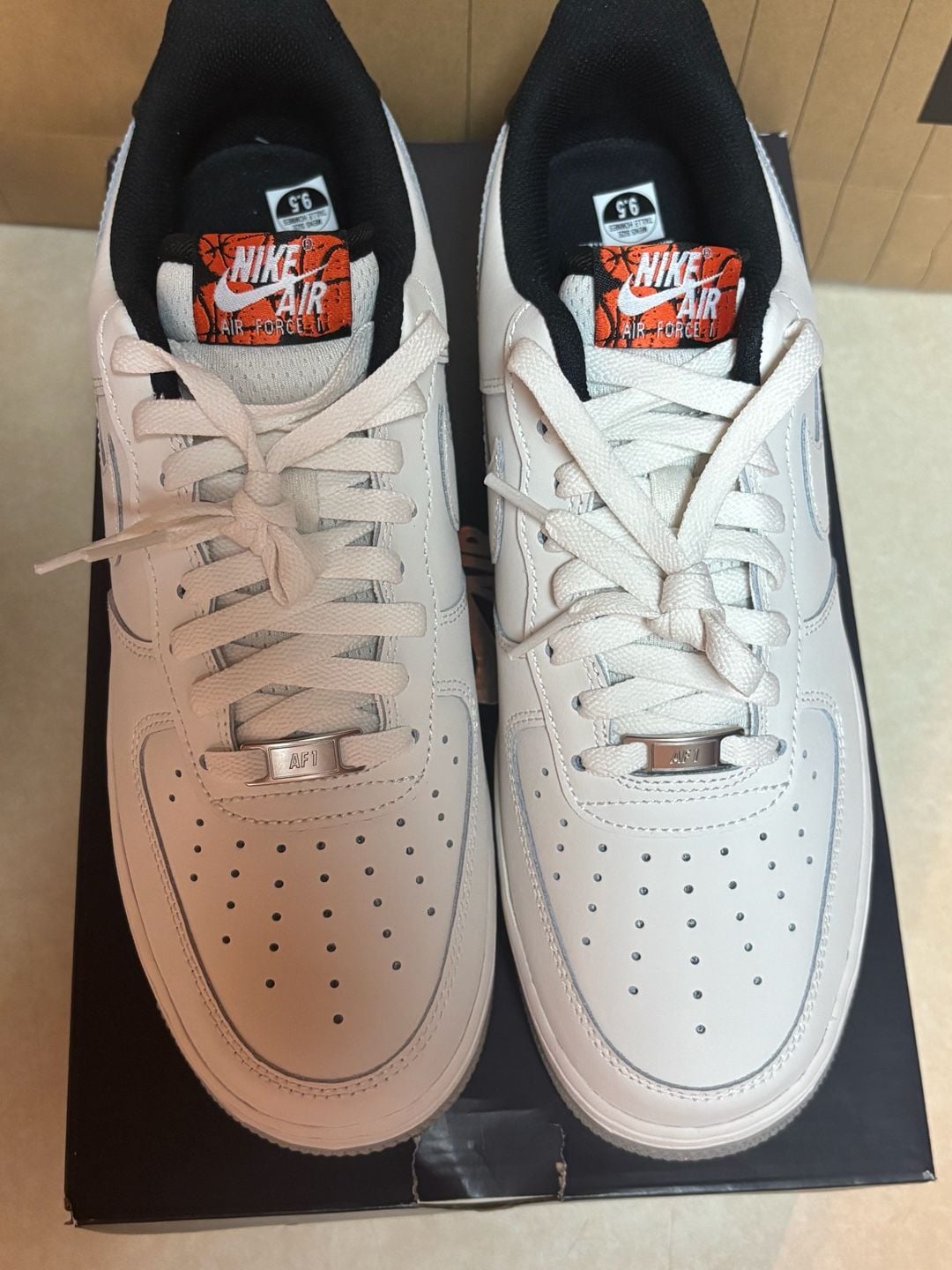 Nike Air Force 1 Low '07 NBA Phantom Size 9.5 White 7