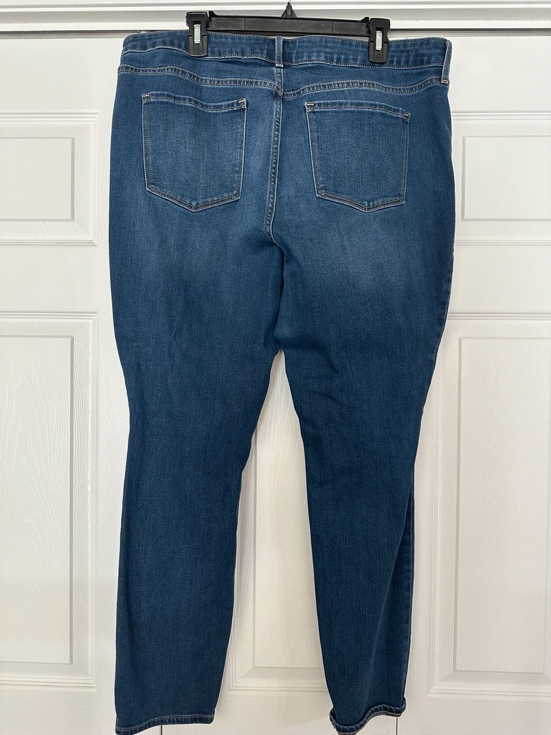 Old Navy Pop Icon Skinny Jeans Size 20 Distressed Mid-Rise Denim 3
