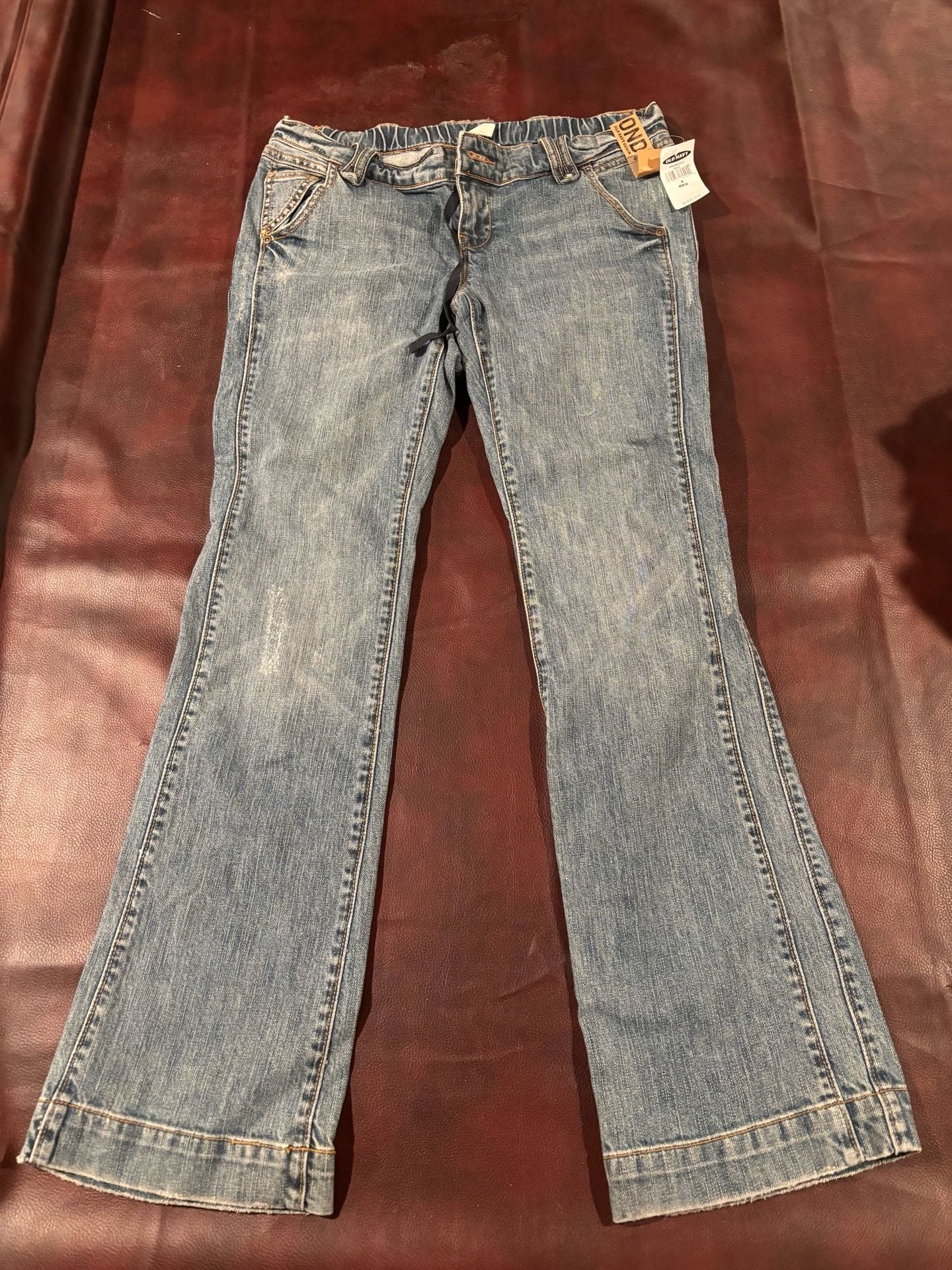 Old Navy Maternity Jeans Size 4 Regular Stretch Bootcut 2