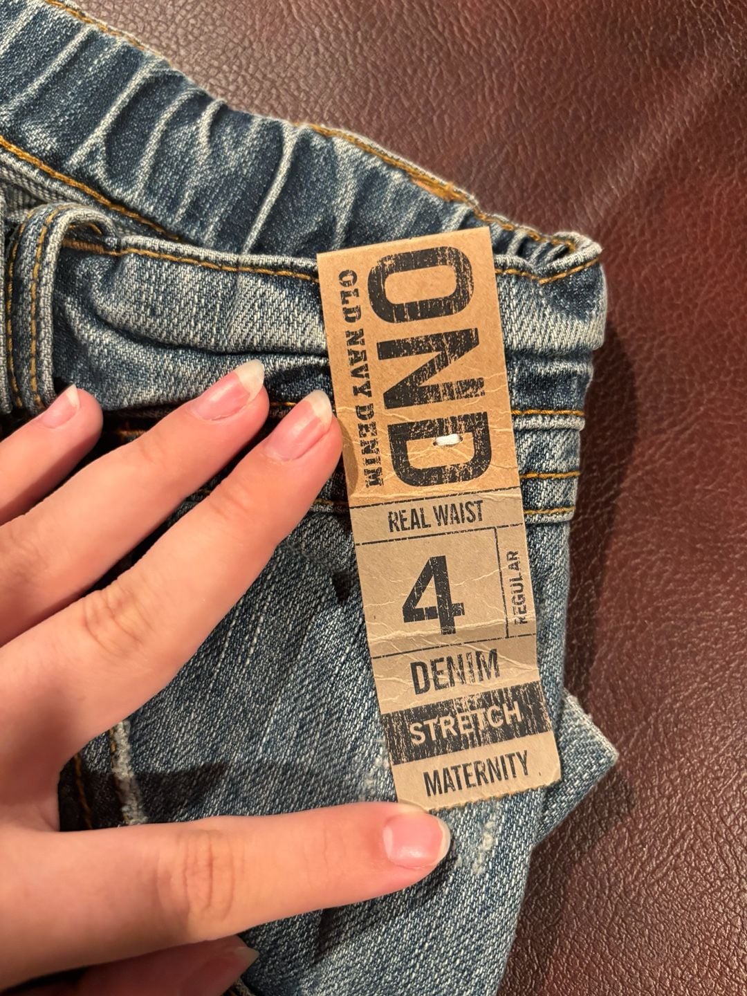 Old Navy Maternity Jeans Size 4 Regular Stretch Bootcut 7