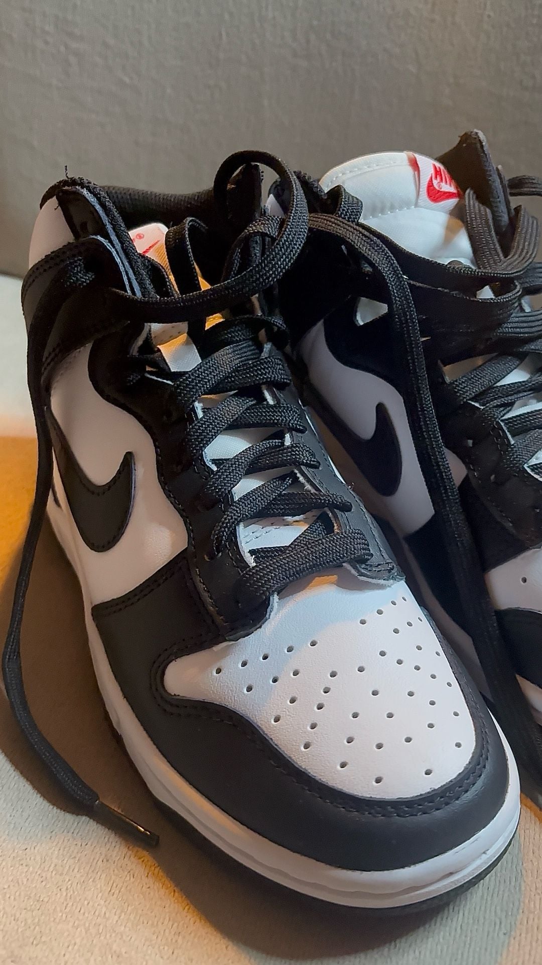 Nike Dunk High Panda Black White Women's Sneakers 4