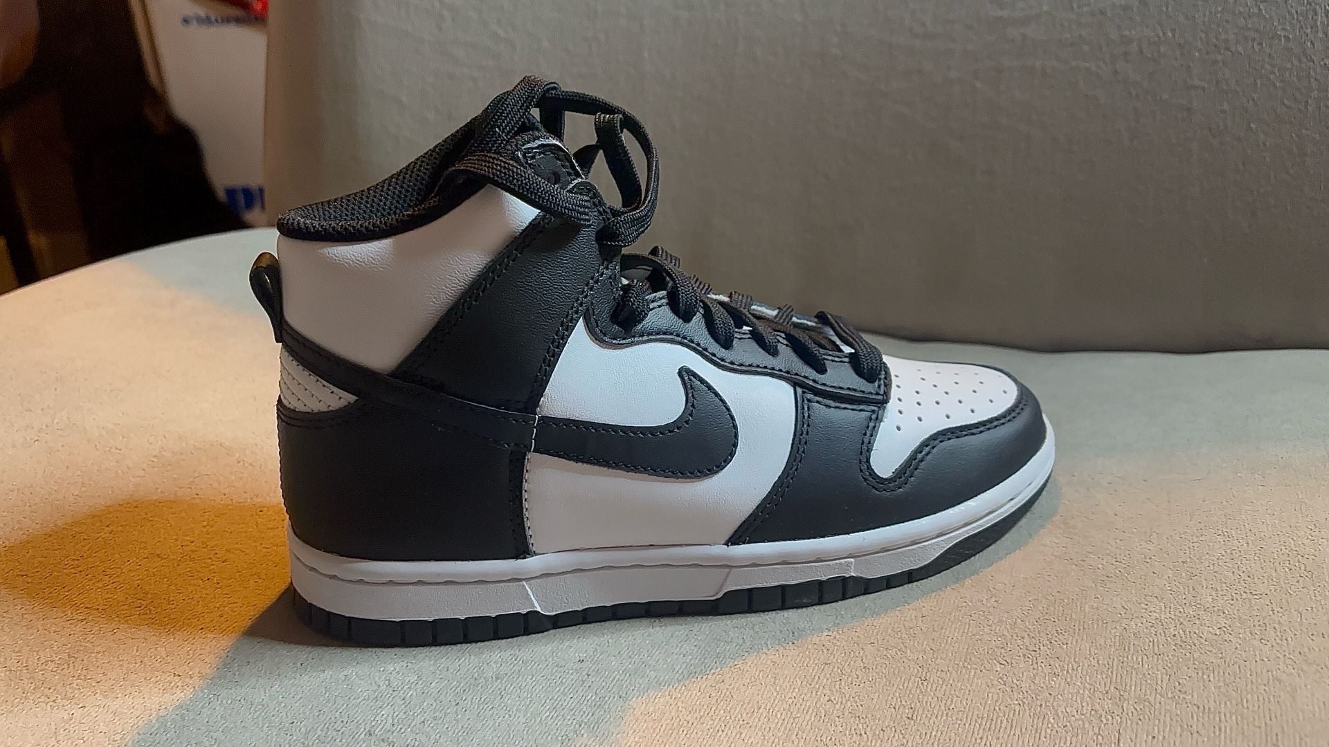 Nike Dunk High Panda Black White Women's Sneakers 6