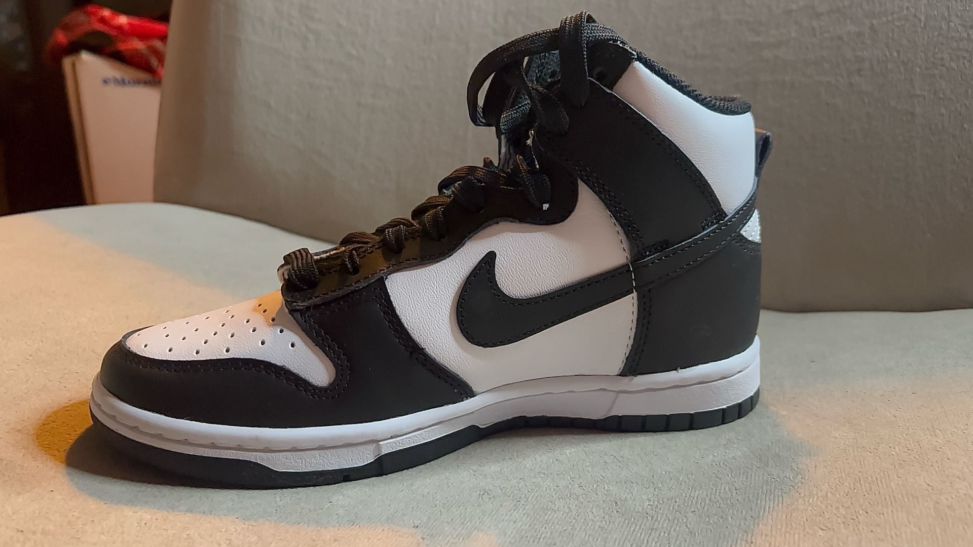 Nike Dunk High Panda Black White Women's Sneakers 7