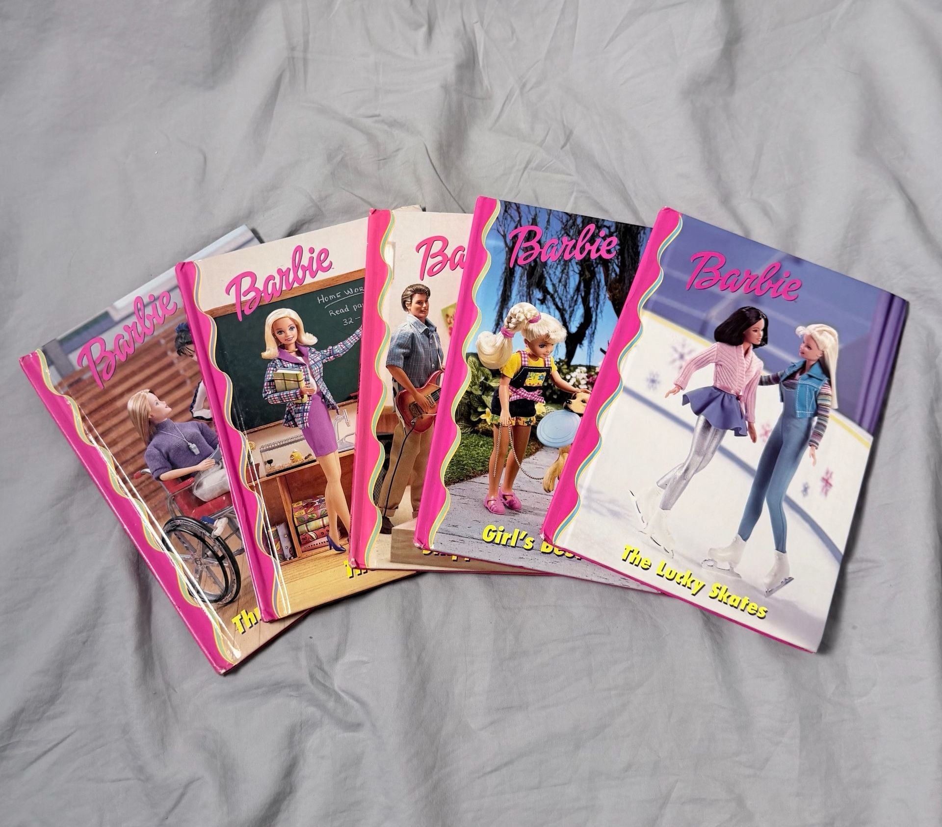 Barbie Hardcover Book Lot of 5 Grolier Vintage 90s 1