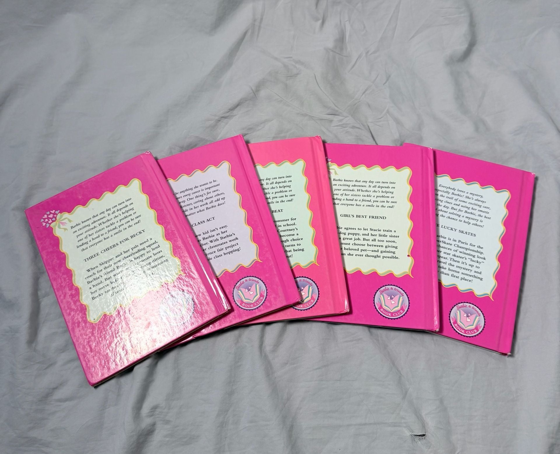Barbie Hardcover Book Lot of 5 Grolier Vintage 90s 7