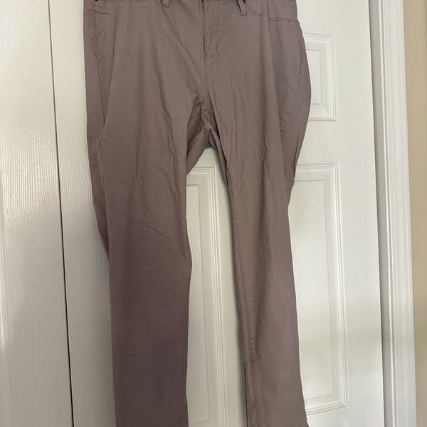 YMI Jeans Pants Size 3X Taupe Cotton Blend