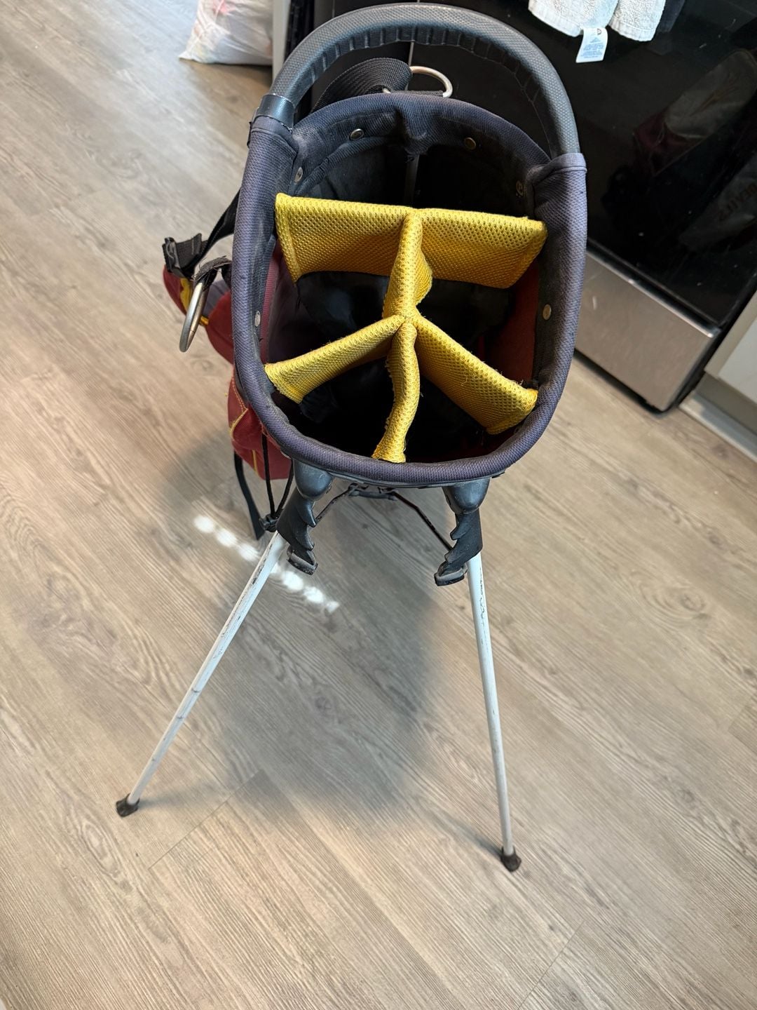 Team Effort Arizona State Sun Devils Stand Golf Bag Maroon Gold 5