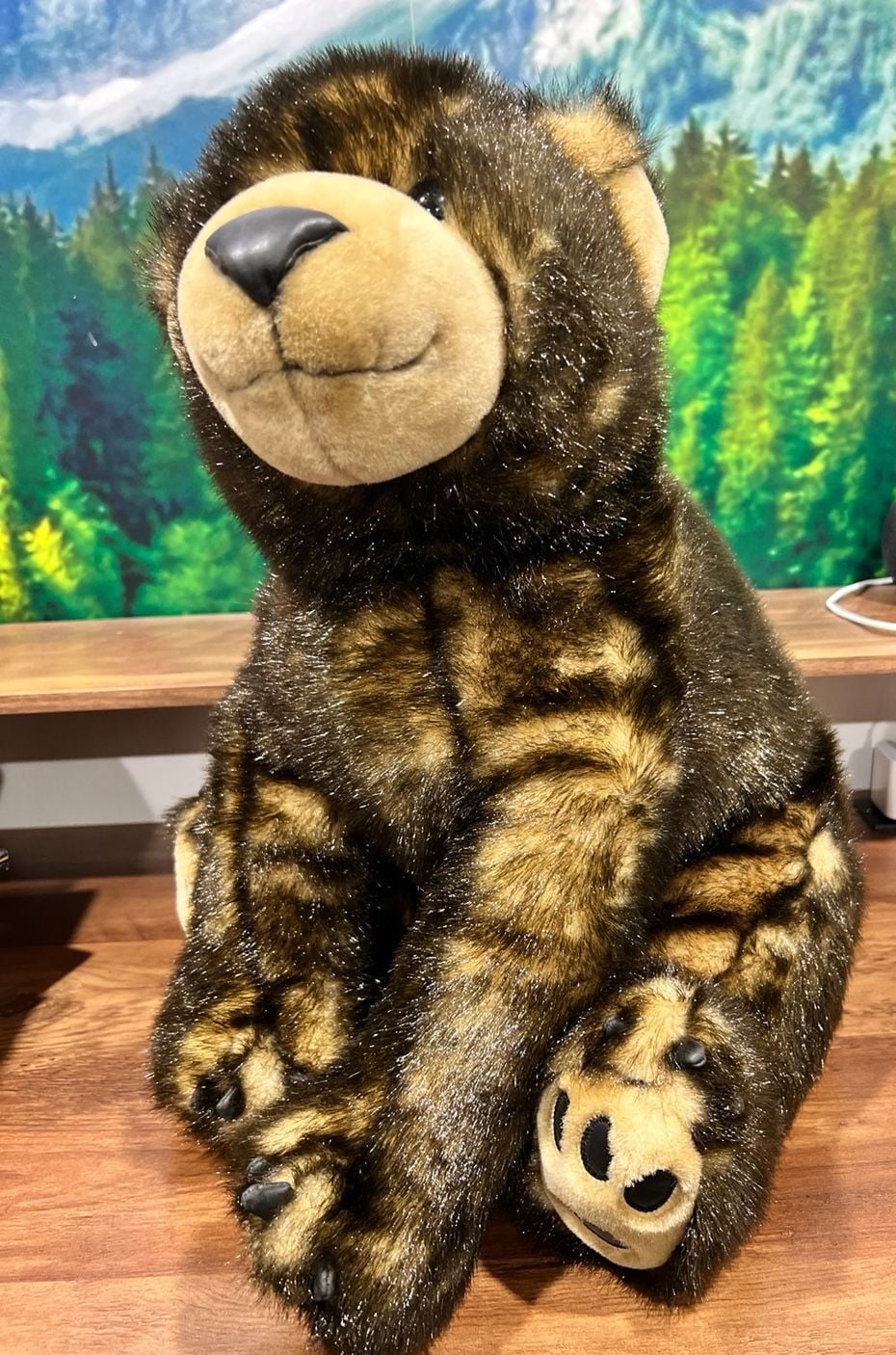 Animal Alley Grizzly Brown Bear Plush Stuffed Animal 16" Toy 1