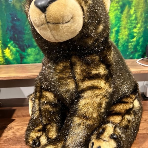 Animal Alley Grizzly Brown Bear Plush Stuffed Animal 16" Toy
