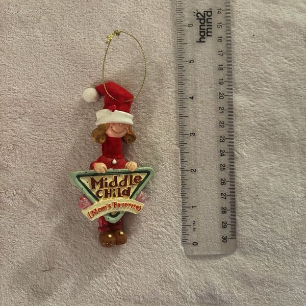 KSA Inc. Middle Child Christmas Ornament