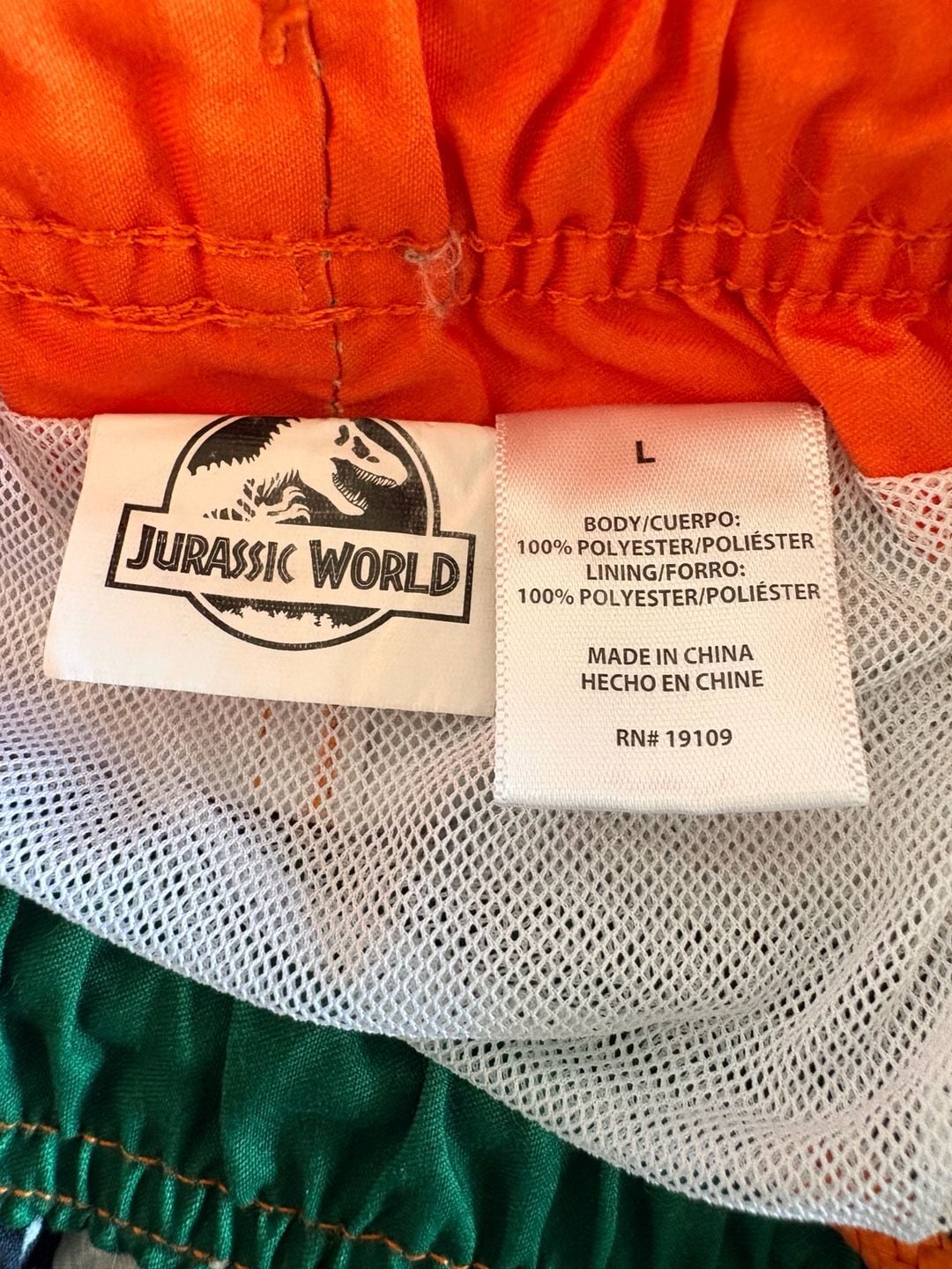 Jurassic World Swim Trunks Size L Dinosaur (116) 4