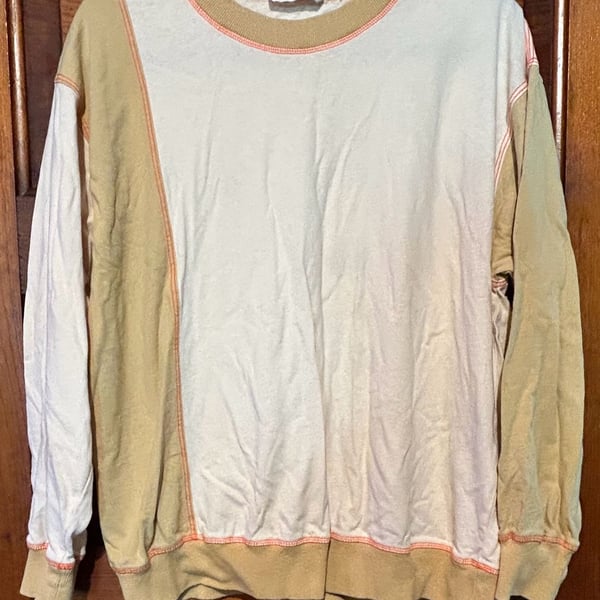 By Together Color Block Pullover Long Sleeve Tee Size S